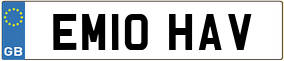 Truck License Plate